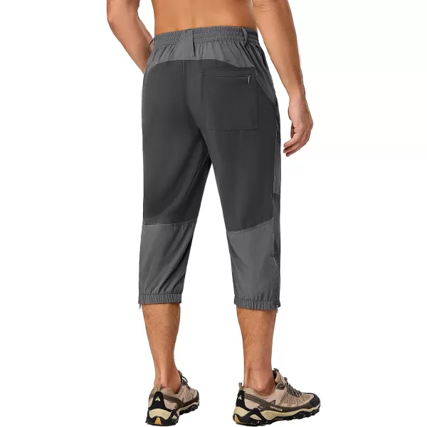 Little Donkey Andy Men's Quick Dry 3/4 Pants Capri Shorts Lightweight Hiking Running Travel Casual