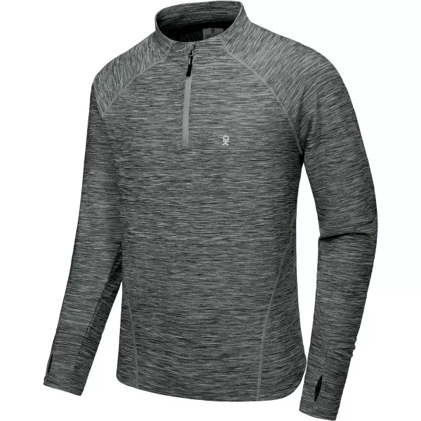 Little Donkey Andy Men's Quick-Dry Active Sports Shirts 1/4 Zip Long Sleeve Running Pullover Tops UPF 50+ Outdoor Sweatshirt