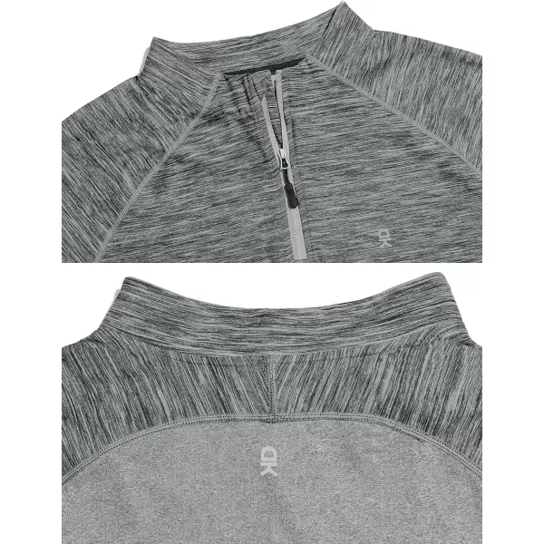 Little Donkey Andy Men's Quick-Dry Active Sports Shirts 1/4 Zip Long Sleeve Running Pullover Tops UPF 50+ Outdoor Sweatshirt