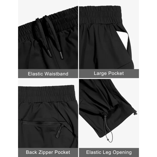 Little Donkey Andy Men's Quick Dry Capri Pants, Stretch Lightweight Summer Crop Pants Below Knee for Hiking, Jogging