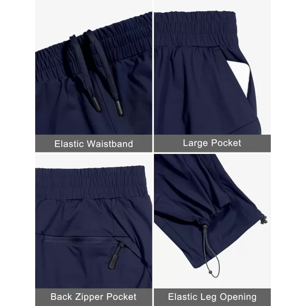 Little Donkey Andy Men's Quick Dry Capri Pants, Stretch Lightweight Summer Crop Pants Below Knee for Hiking, Jogging