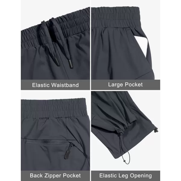 Little Donkey Andy Men's Quick Dry Capri Pants, Stretch Lightweight Summer Crop Pants Below Knee for Hiking, Jogging