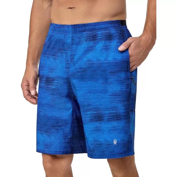 Little Donkey Andy Men's Quick Dry Swim Trunks 9 Inch Stretch Board Shorts with Compression Liner for Beach Sports Casual