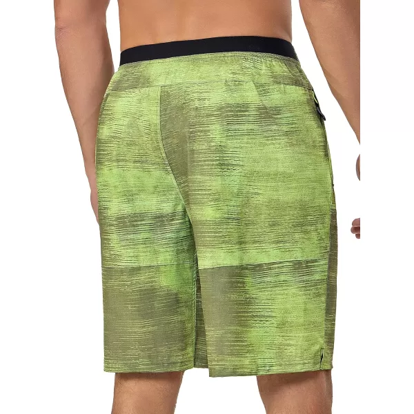 Little Donkey Andy Men's Quick Dry Swim Trunks 9 Inch Stretch Board Shorts with Compression Liner for Beach Sports Casual