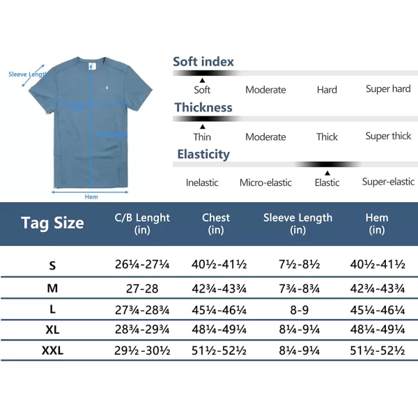 Little Donkey Andy Mens Quick Dry T-Shirt Crew Neck Moisture-Wicking Short Sleeve Tees for Running Hiking Golf