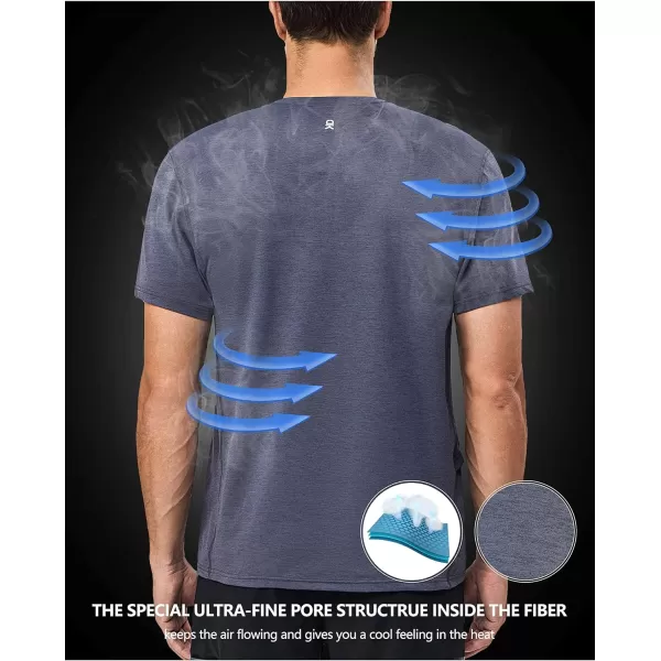 Little Donkey Andy Mens Quick Dry T-Shirt Crew Neck Moisture-Wicking Short Sleeve Tees for Running Hiking Golf