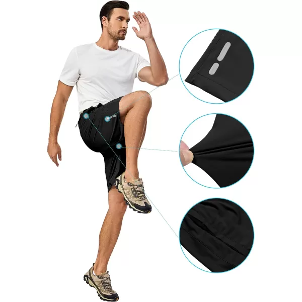 Little Donkey Andy Men's Stretch Hiking Shorts Quick Dry Lightweight Athletic Shorts for Running Basketball