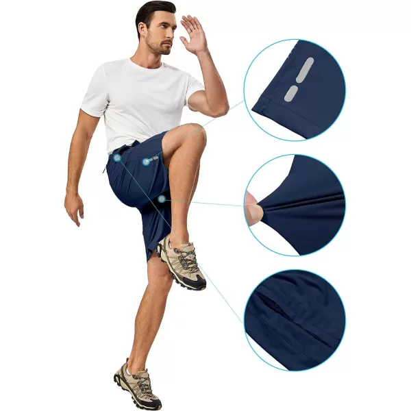 Little Donkey Andy Men's Stretch Hiking Shorts Quick Dry Lightweight Athletic Shorts for Running Basketball