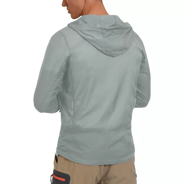 Little Donkey Andy Men’s UPF 50+ Sun Protection Jacket Packable Lightweight Full Zip Hoodie for Running Travel Outdoors
