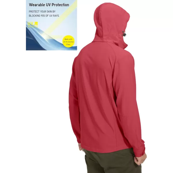 Little Donkey Andy Men's UPF 50+ Sun Protection Jackets Stretch Breathable Hoodie Summer Shirts for Hiking