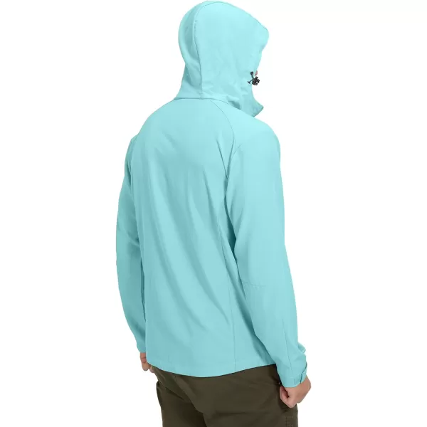 Little Donkey Andy Men's UPF 50+ Sun Protection Jackets Stretch Breathable Hoodie Summer Shirts for Hiking