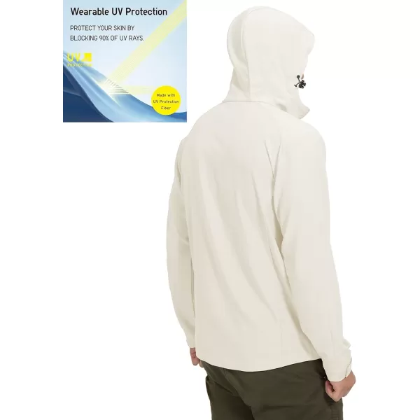 Little Donkey Andy Men's UPF 50+ Sun Protection Jackets Stretch Breathable Hoodie Summer Shirts for Hiking