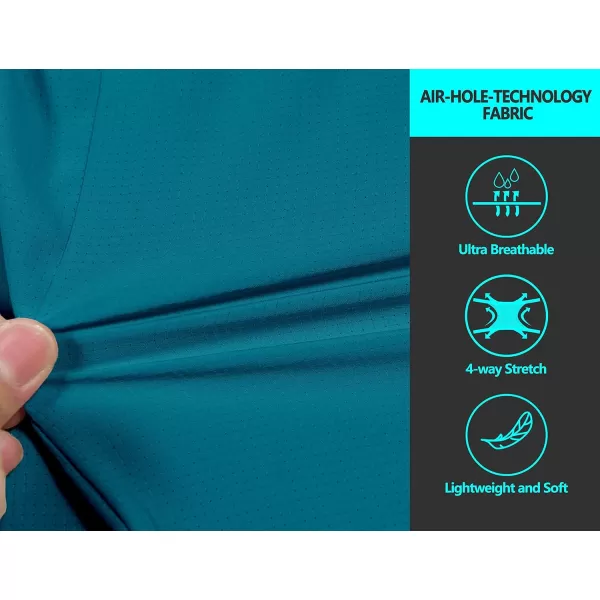 Little Donkey Andy Men's UPF 50+ Sun Protection Jackets Stretch Breathable Hoodie Summer Shirts for Hiking