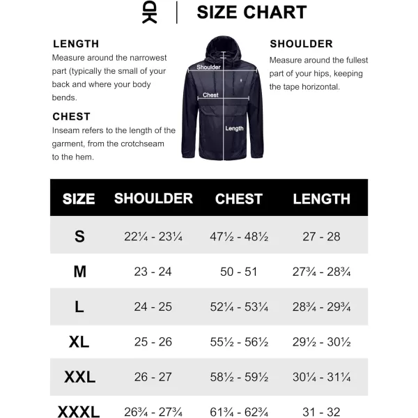 Little Donkey Andy Mens Water-Repellent Windbreaker Packable, Ultra Light Quick-Dry Light Jacket Half Zip Pullover
