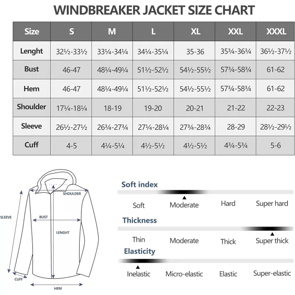 Little Donkey Andy Men's Waterproof Rain Jacket Breathable Windbreaker Coat for Ski Outdoor Hiking