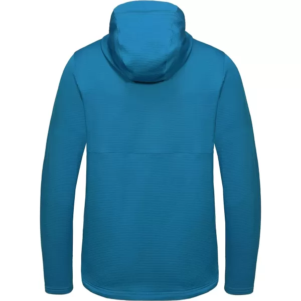 Little Donkey Andy Men's Winter Lightweight Warm Fleece Running Jacket Breathable Hooded Thermal Jacket with Thumb Holes