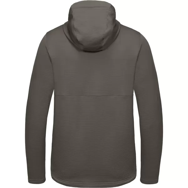 Little Donkey Andy Men's Winter Lightweight Warm Fleece Running Jacket Breathable Hooded Thermal Jacket with Thumb Holes