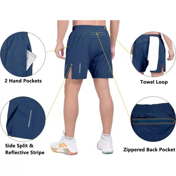 Little Donkey Andy Men's Workout Running Shorts Lightweight Athletic Shorts, Quick Dry, Breathable Shorts with Mesh Liner