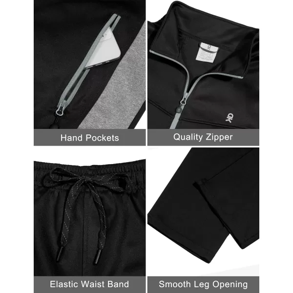 Little Donkey Andy Stretch Men's Tracksuits Quick Dry, Breathable Sweatsuits for Men, Durable Jogging Suit for Outdoor