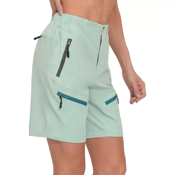 Little Donkey Andy Women's 9 Inch Inseam Quick Dry Stretch Lightweight Cargo Shorts for Hiking Travel Golf
