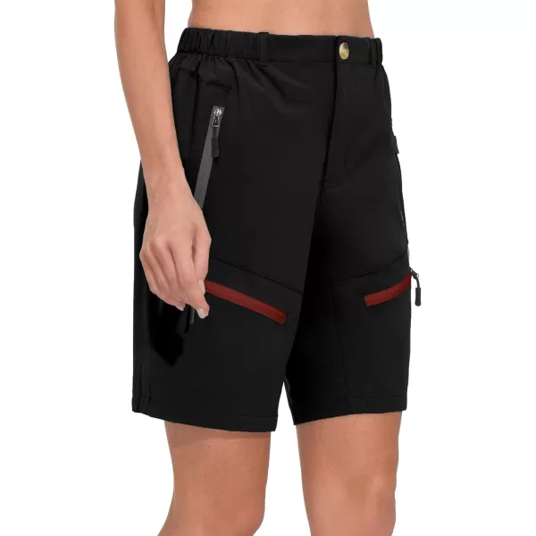 Little Donkey Andy Women's 9 Inch Inseam Quick Dry Stretch Lightweight Cargo Shorts for Hiking Travel Golf