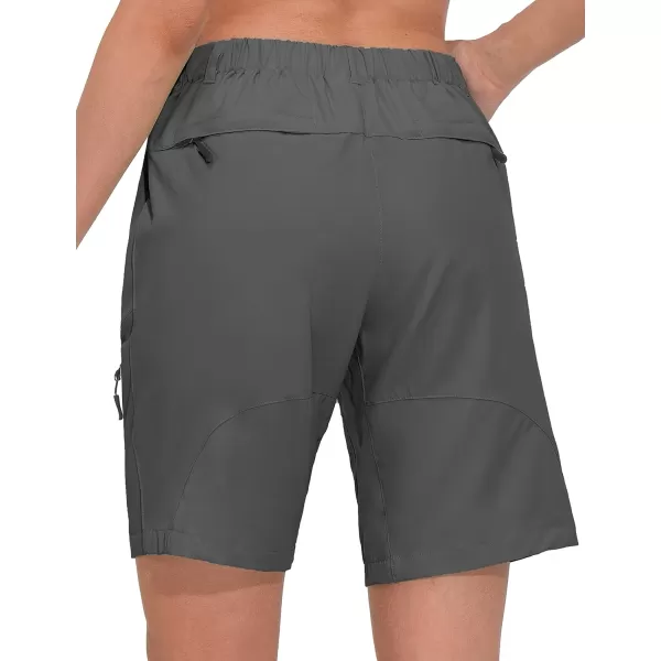 Little Donkey Andy Women's 9 Inch Inseam Quick Dry Stretch Lightweight Cargo Shorts for Hiking Travel Golf