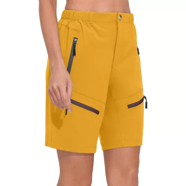 Little Donkey Andy Women's 9 Inch Inseam Quick Dry Stretch Lightweight Cargo Shorts for Hiking Travel Golf