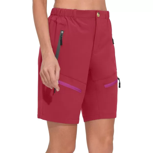 Little Donkey Andy Women's 9 Inch Inseam Quick Dry Stretch Lightweight Cargo Shorts for Hiking Travel Golf