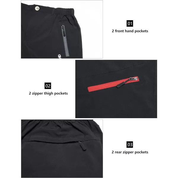 Little Donkey Andy Women's 9 Inch Inseam Quick Dry Stretch Lightweight Cargo Shorts for Hiking Travel Golf