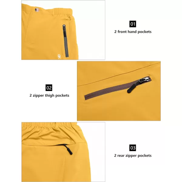 Little Donkey Andy Women's 9 Inch Inseam Quick Dry Stretch Lightweight Cargo Shorts for Hiking Travel Golf