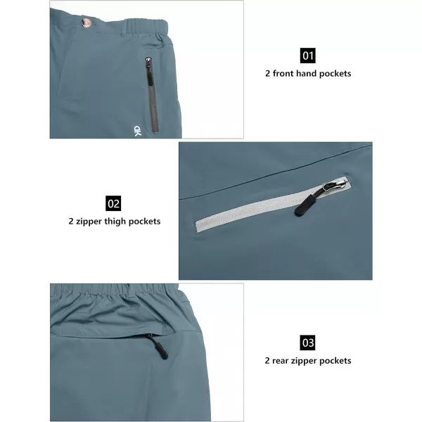 Little Donkey Andy Women's 9 Inch Inseam Quick Dry Stretch Lightweight Cargo Shorts for Hiking Travel Golf