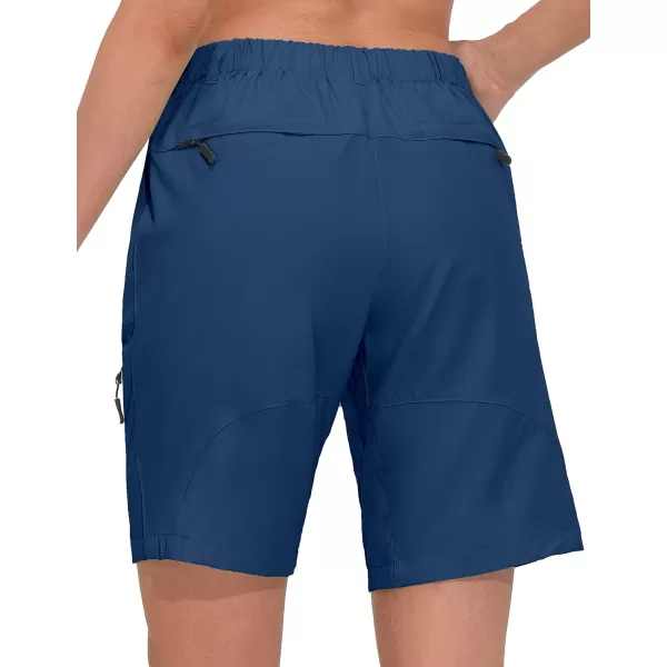 Little Donkey Andy Women's 9 Inch Inseam Quick Dry Stretch Lightweight Cargo Shorts for Hiking Travel Golf