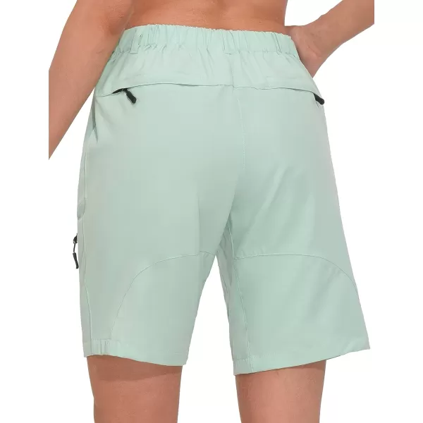 Little Donkey Andy Women's 9 Inch Inseam Quick Dry Stretch Lightweight Cargo Shorts for Hiking Travel Golf