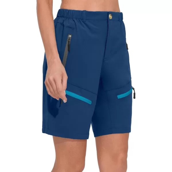 Little Donkey Andy Women's 9 Inch Inseam Quick Dry Stretch Lightweight Cargo Shorts for Hiking Travel Golf