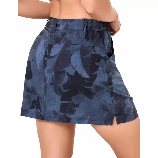 Little Donkey Andy Women's Athletic Golf Tennis Skort 16 Inches Build-in Shorts Sports Skirt with Pockets