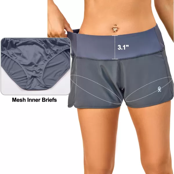 Little Donkey Andy Women's Athletic Running Shorts High Waisted Quick Dry Gym Workout Sports