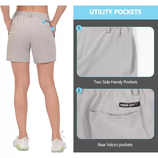 Little Donkey Andy Women's Bermuda Quick Dry Lightweight Stretch Shorts Golf Hiking Travel