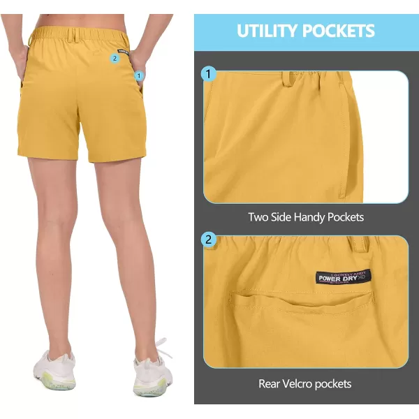 Little Donkey Andy Women's Bermuda Quick Dry Lightweight Stretch Shorts Golf Hiking Travel