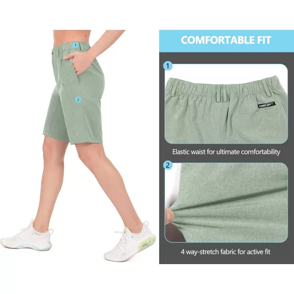 Little Donkey Andy Women's Bermuda Quick Dry Lightweight Stretch Shorts Golf Hiking Travel