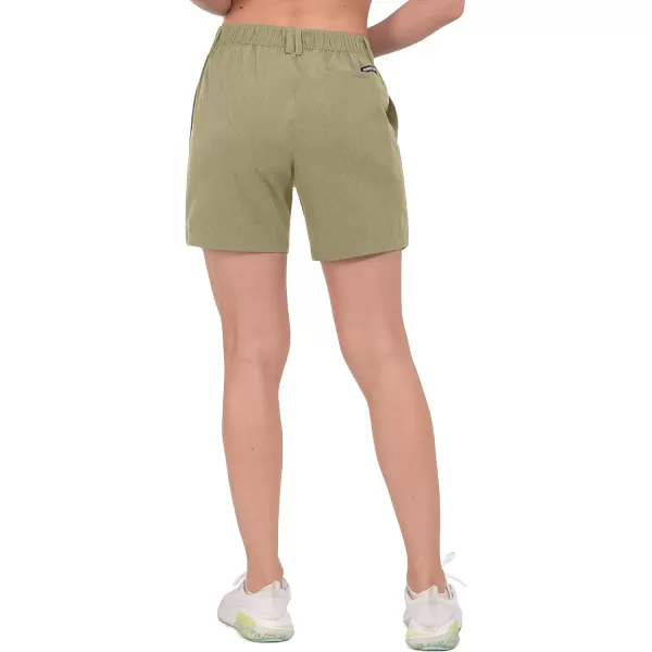 Little Donkey Andy Women's Bermuda Quick Dry Lightweight Stretch Shorts Golf Hiking Travel