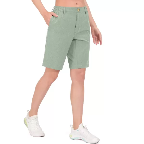 Little Donkey Andy Women's Bermuda Quick Dry Lightweight Stretch Shorts Golf Hiking Travel