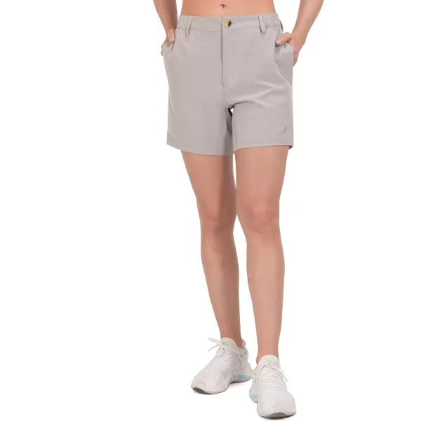 Little Donkey Andy Women's Bermuda Quick Dry Lightweight Stretch Shorts Golf Hiking Travel