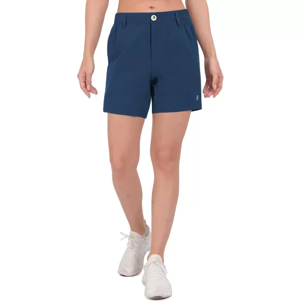 Little Donkey Andy Women's Bermuda Quick Dry Lightweight Stretch Shorts Golf Hiking Travel