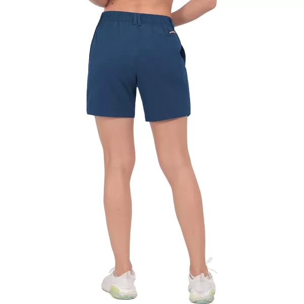 Little Donkey Andy Women's Bermuda Quick Dry Lightweight Stretch Shorts Golf Hiking Travel