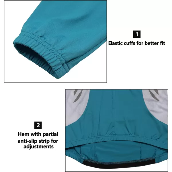 Little Donkey Andy Women's Half Zip Cycling Jerseys Long Sleeve Bike Shirts Running Hiking Breathable 4 Rear Pockets