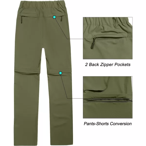 Little Donkey Andy Womens Hiking Pants Convertible Zip Off Quick Dry Pants for Cargo, Travel, Camping, Outdoor, Fishing