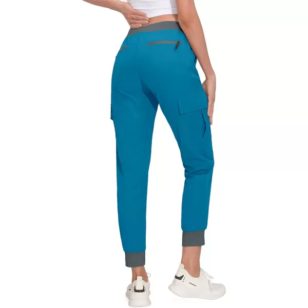 Little Donkey Andy Women's Lightweight Hiking Pants Quick Dry Cargo Joggers with Zipper Pockets