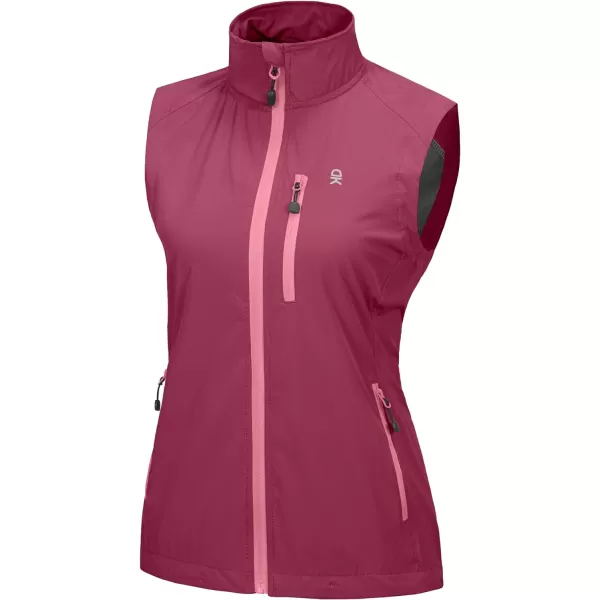 Little Donkey Andy Women's Lightweight Quick Dry Vest Summer Windproof Sleeveless Elastic Jacket for Golfing Cycling Running