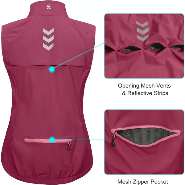 Little Donkey Andy Women's Lightweight Quick Dry Vest Summer Windproof Sleeveless Elastic Jacket for Golfing Cycling Running