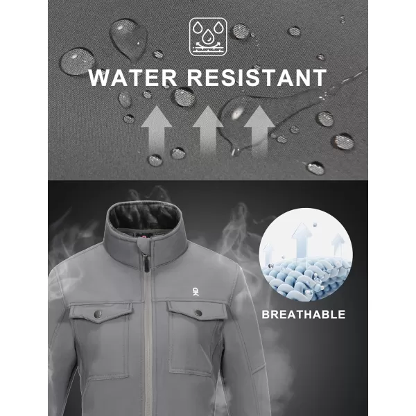 Little Donkey Andy Women's Lightweight Stand Collar Jacket Water Resistant Windbreaker Fleece Lined Warm Coat